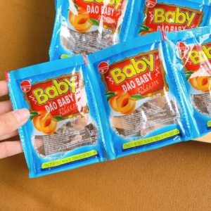 Bịch Sỉ Ô Mai Xí Muội Đào Baby Tuổi Thơ (60 Gói)