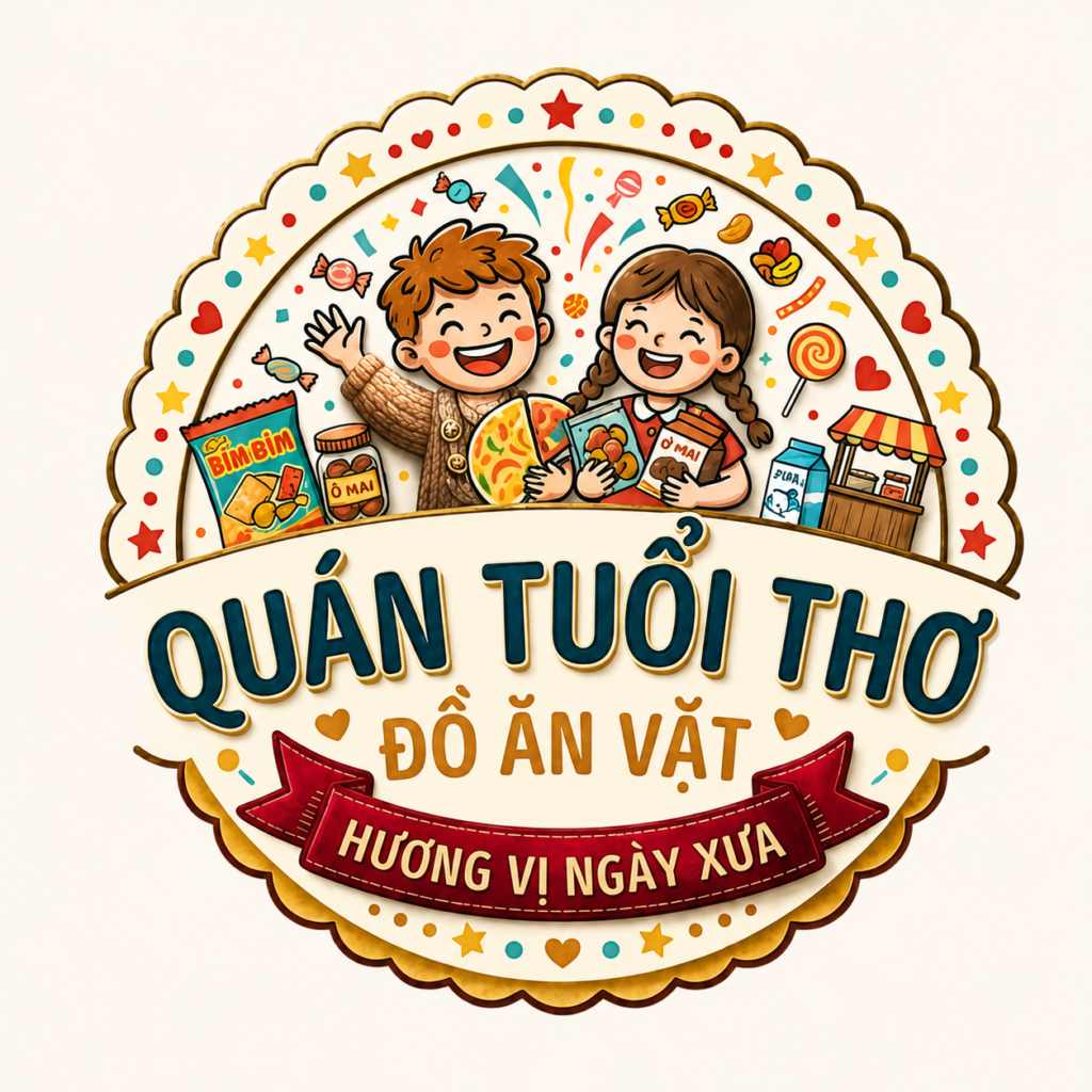 Ăn Vặt Tuổi Thơ – Đồ Ăn Vặt Ngon Chuẩn Vị, Gợi Nhớ Ký Ức Xưa